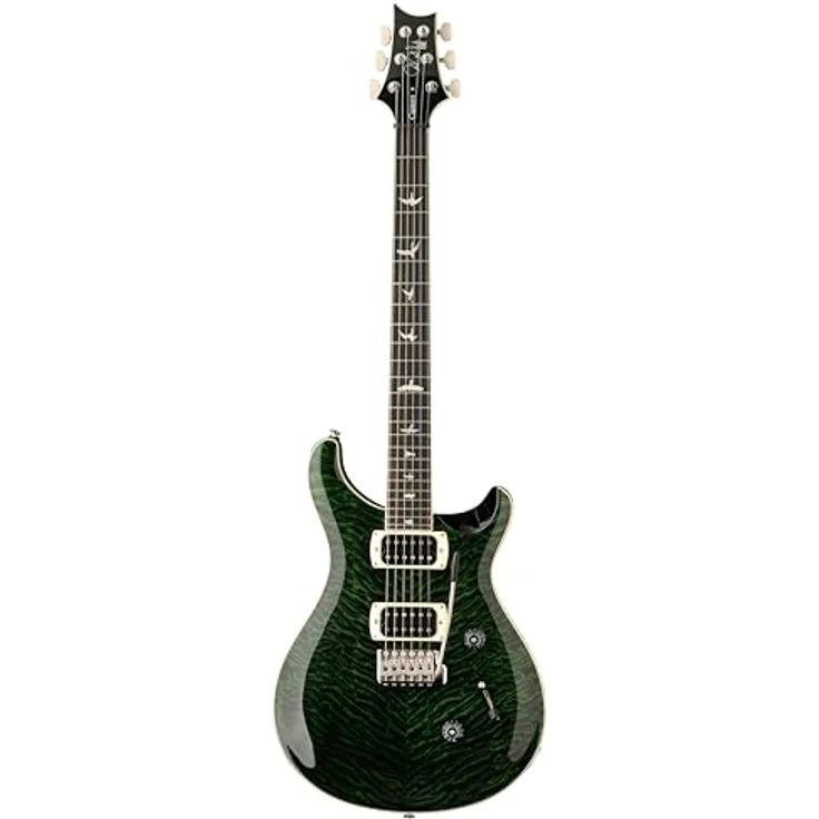 PRS SE Custom 24 Quilt, E-Gitarre Teal Black mit Mahagoni Korpus, Ahorn Hals, 24 Bünde und PRS 85/15 S Tonabnehmer – Bild 1