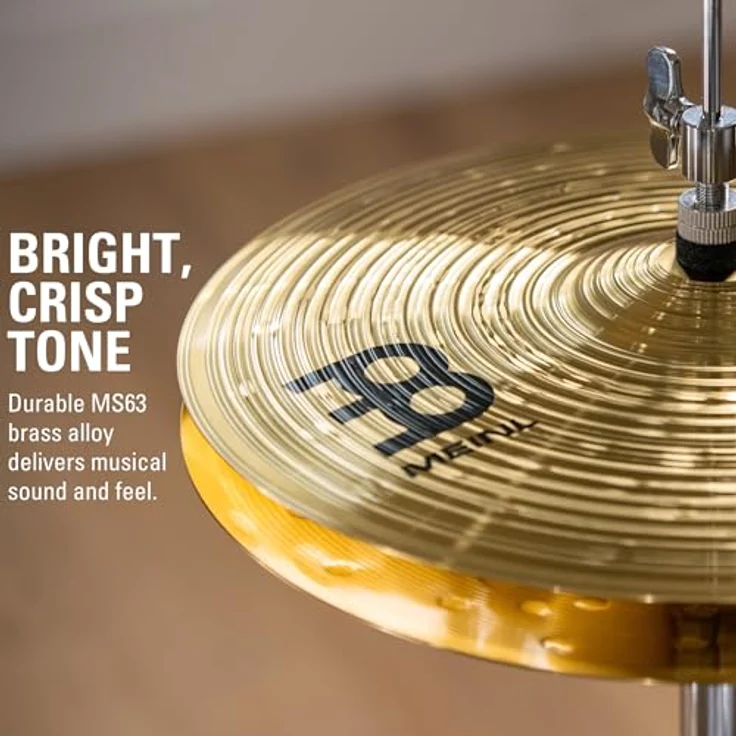 Meinl HCS Expanded Cymbal Set, Schlagzeugbecken aus Messing mit 14" Hi-Hat, 16" Crash, 18" Crash, 20" Ride und 10" Splash – Bild 3