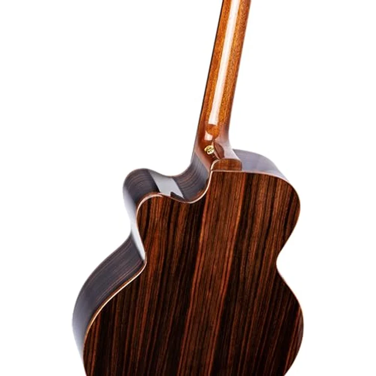 Ortega STRIPEDSU.ACB, Akustikbass mit massiver Alaska Fichtendecke, Cutaway, Natur Hochglanz Finish, inkl. Gig Bag – Bild 7
