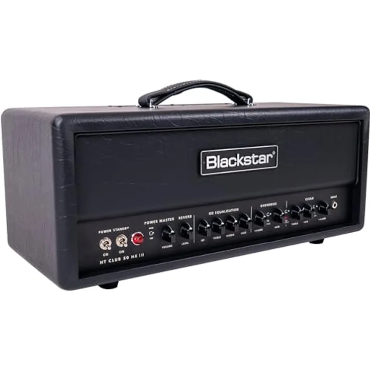 Blackstar HT Club 50 Head Mk III, Röhren Topteil für E-Gitarre mit 50 Watt, Clean und Overdrive Kanälen