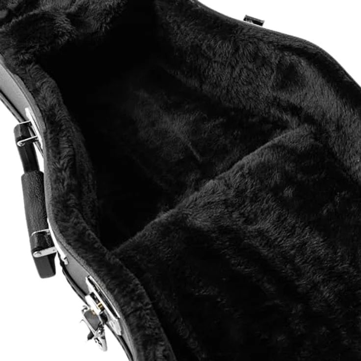 Gator Single Cut Guitarcase GWE-LPS-BLK, Koffer für Single-Cutaway Gitarren, schwarz, mit dickem Plüschfutter, Außenmaße 1105 mm x 391 mm x 142 mm, Gewicht 3,7 kg – Bild 15