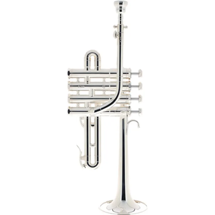 Schilke P5-4 Piccolo Trumpet, Bb/A Stimmung, 4-Ventile, 11,42mm M-Bohrung, versilbert mit Deluxe Koffer