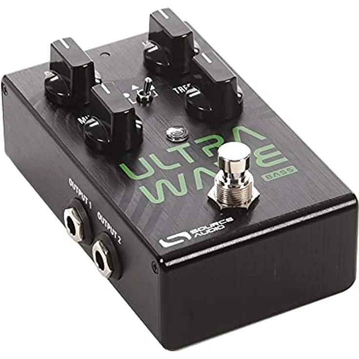 Source Audio Ultrawave Multiband Bass, Effektpedal mit 44 Distortion-Optionen, Dual Channel Kompressor, grafischem 8-Band EQ und Sound Morphing Feature – Bild 2