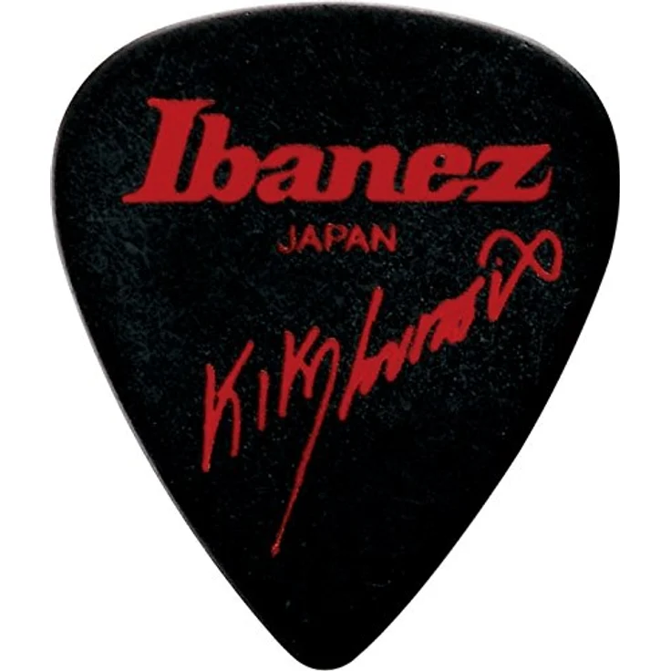 Ibanez Kiko Loureiro Picks B1000KL-BK, Signature Plektren 351-Form, Polyacetal, Stärke 1,2mm, schwarz, Set mit 6 Stück – Bild 3