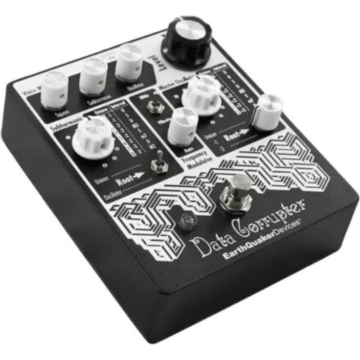EarthQuaker Devices Data Corrupter, Moduliertes Monophonic Harmonizing PLL Effektpedal mit 3 Stimmen und 2 Frequenz-Modulations Modi, Hand-made in USA – Bild 2