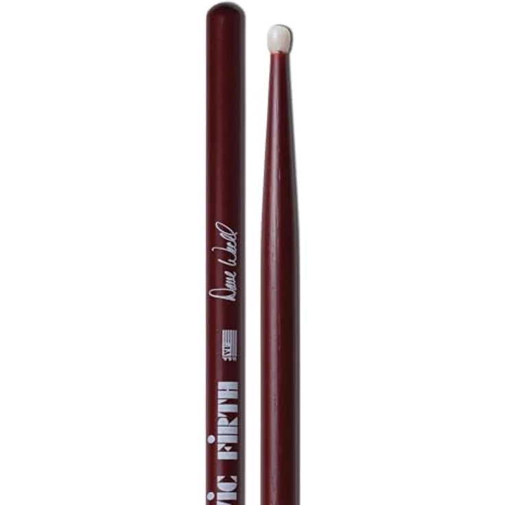 Vic Firth SDWN Dave Weckl Signature, Nylon Drumsticks mit fassförmigem Kopf, 413mm Länge, 14,2mm Durchmesser – Bild 4