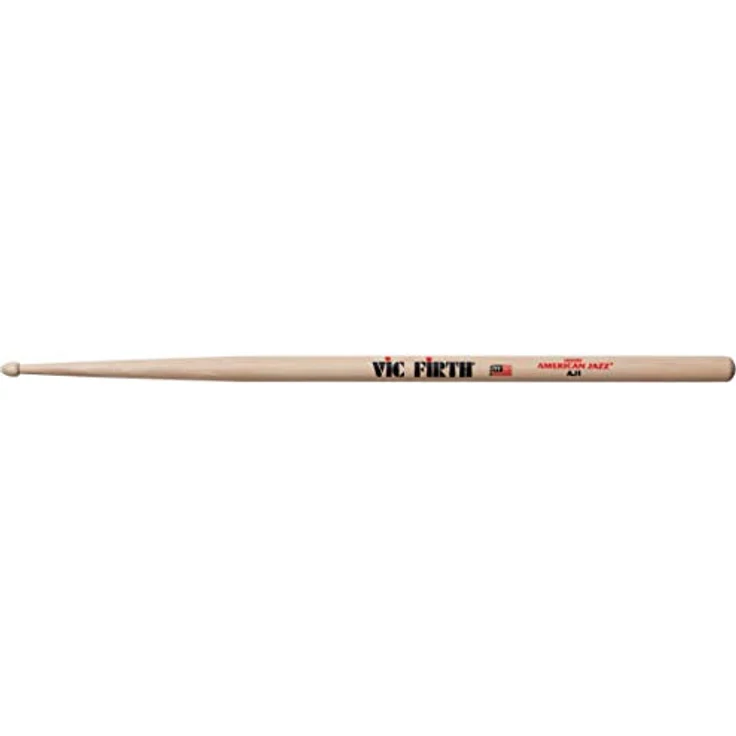 Vic Firth AJ1 American Jazz, Hickory Drumsticks mit kleinem Holz Kopf, Länge 406mm, Durchmesser 15,1mm – Bild 7