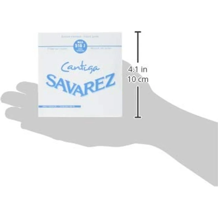 Savarez 6E Cantiga-Feile, flexible Metall-Feile in Silber, hohe Robustheit und hochwertige Materialien – Bild 4