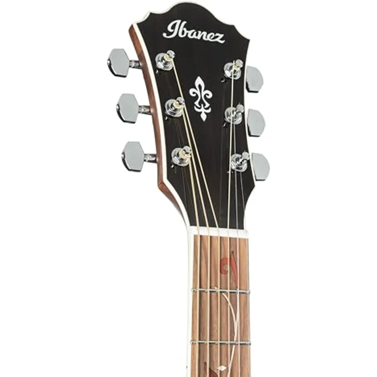 Ibanez AE245-NT, Westerngitarre mit massiver Okume Decke, Nyatoh Hals, Katalox Griffbrett, Natural High Gloss – Bild 4