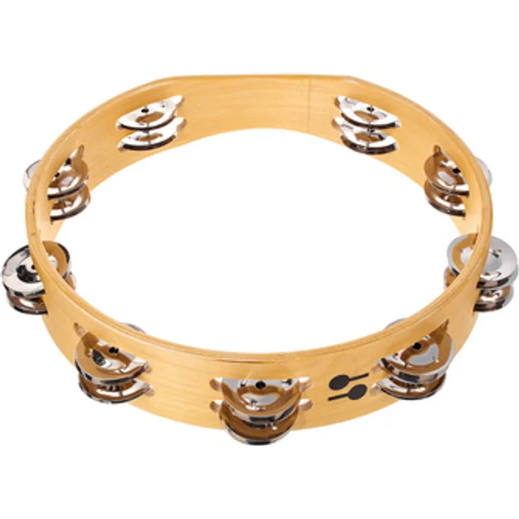 Sonor CGHT10D Tambourine, 10" (25cm) mit 18 Paar Schellen