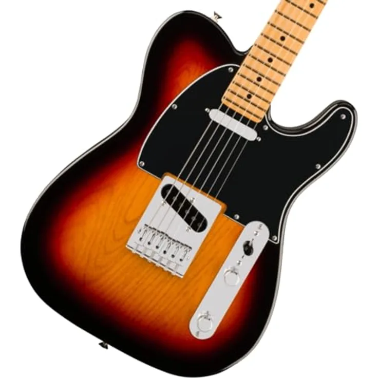 Fender Player II MN 3-Color Sunburst, E-Gitarre mit hochwertiger Verarbeitung und ausgewählten Materialien