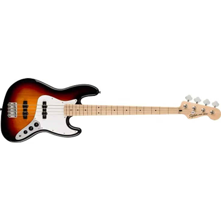 Squier by Fender Affinity Series¹ Jazz Bass®, Ahorn-Griffbrett, weißes Schlagbrett, 3-farbiger Sunburst, mit kostenlosen virtuellen Kursen auf Fender Play – Bild 1