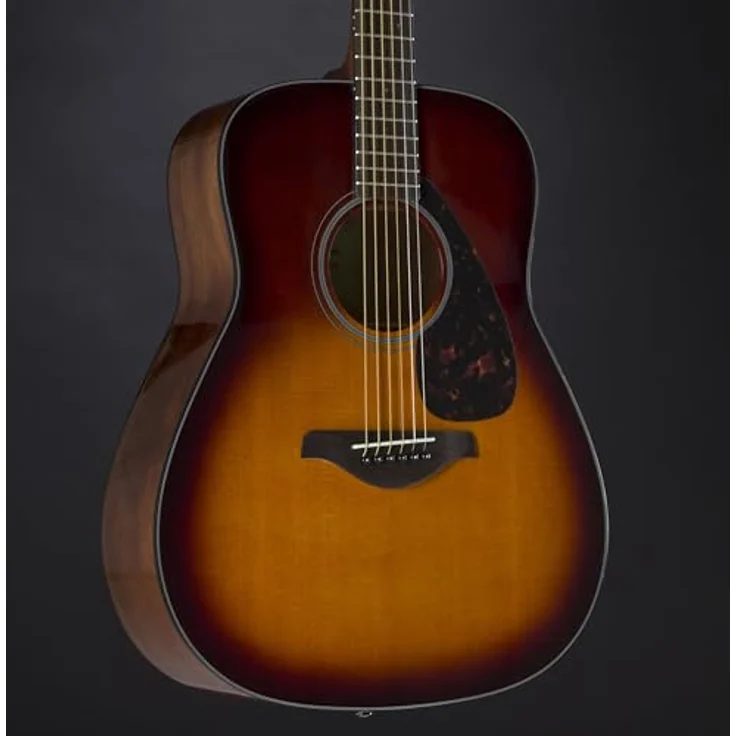 Yamaha FG800, Westerngitarre in Brown Sunburst, akustische Gitarre mit hochwertigem Sound und Scalloped Bracing, ideal für Anfänger und Jugendliche, 4/4 Größe aus Holz – Bild 5