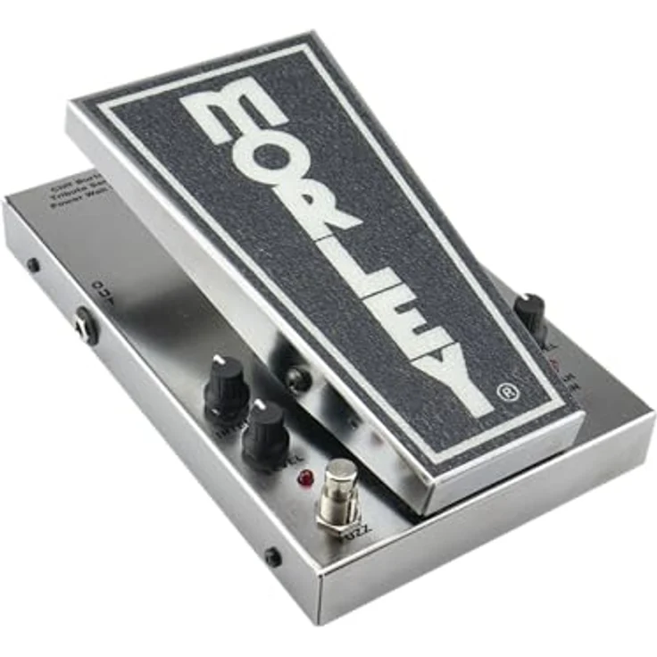 Morley Cliff Burton Power Fuzz Wah, Wah und Fuzz Effektpedal im Distressed Chrome Finish mit 15 dB Pegelregler und Elektro-optischem Design – Bild 3