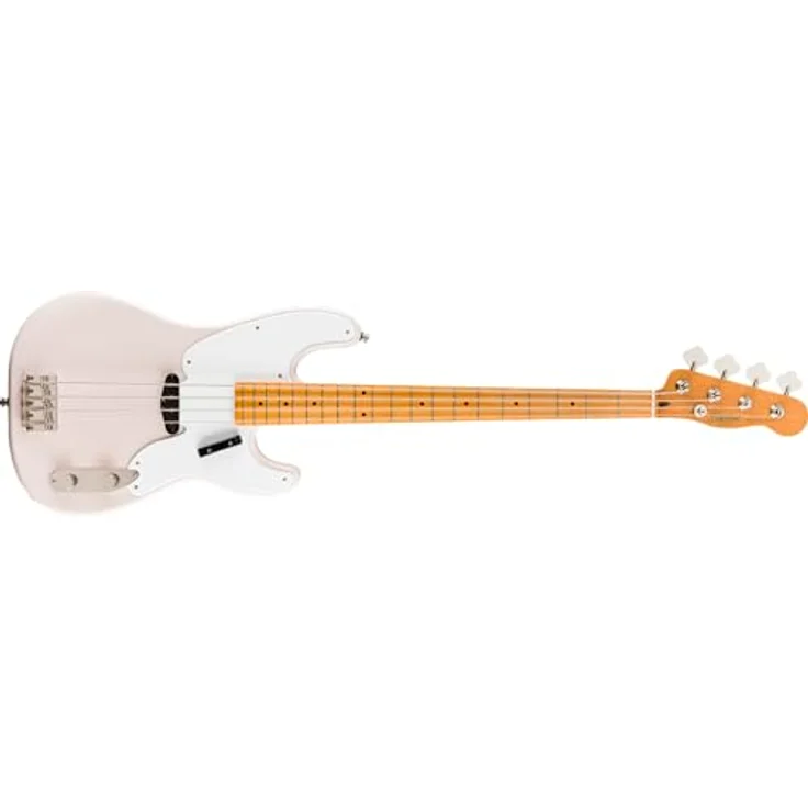 Squier Classic Vibe 50s P Bass MN WHB, Precision E-Bass mit Ahornhals und Alnico Single-Coil Tonabnehmer, White Blonde – Bild 1
