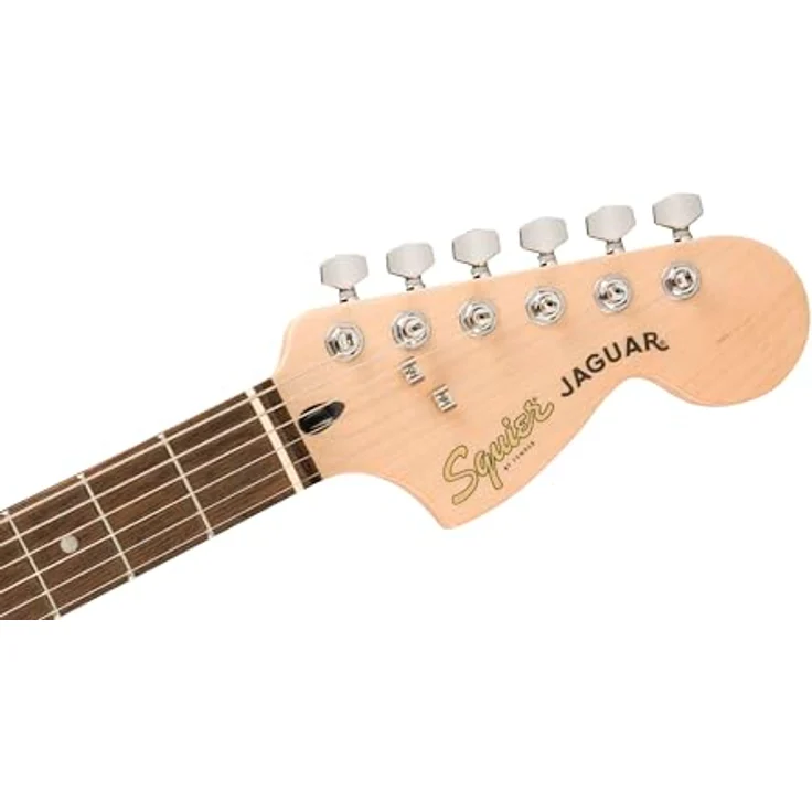 Fender Squier Affinity Jaguar LRL, E-Gitarre in 3-Color Sunburst mit klassischem Design – Bild 5