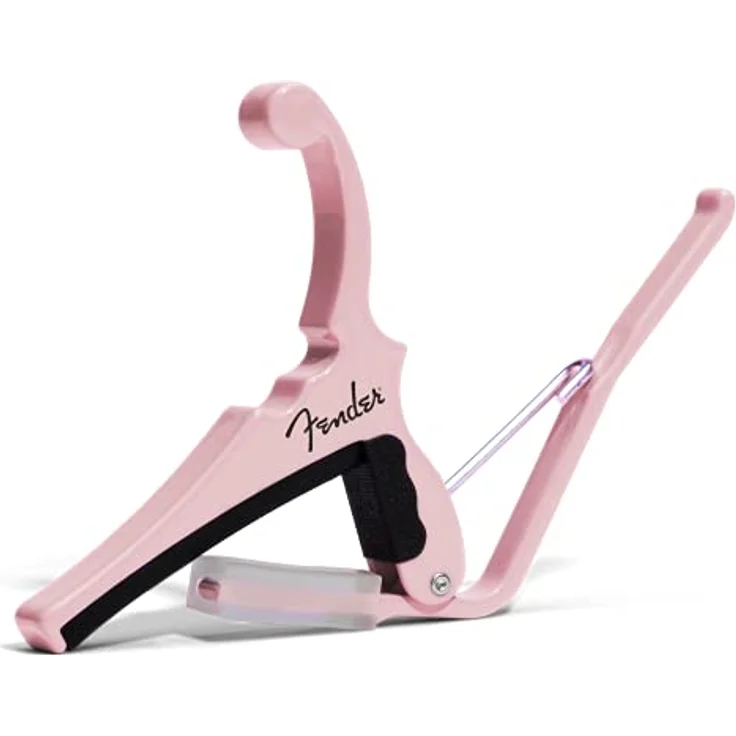 Kyser Fender Quick-Change SHP, Kapodaster in Shell Pink für E-Gitarren mit einhändigem Wechselmechanismus – Bild 1