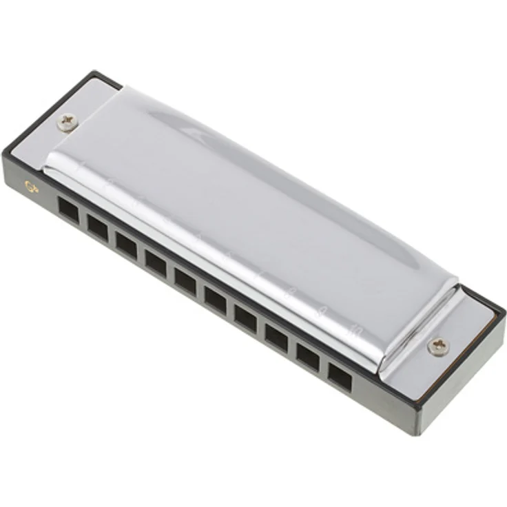 Harley Benton Blues Harmonica, Ab-Dur mit Kunststoff Kanzellenkörper und 20 Stimmzungen, inkl. Kunststoff Box