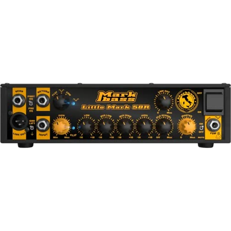 Markbass Little Mark 58R, Transistor Verstärker Topteil für E-Bass mit 500 W Leistung, Bi-Band-Limiter und Klangwahlschalter – Bild 5