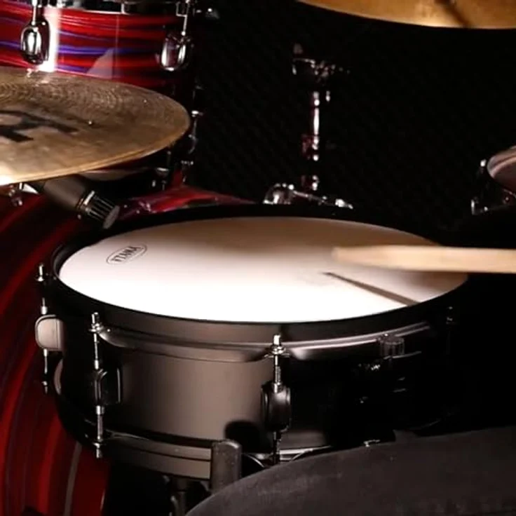 Tama BST134BK Effect Series Snare Drum, Stahl, 4"x13", matt schwarz – Bild 2