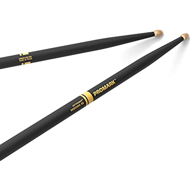 Pro Mark R5BAG 5B Rebound Active Grip, Hickory Drumsticks mit Active Grip und Rebound Balance, Durchmesser 15,11mm – Bild 1