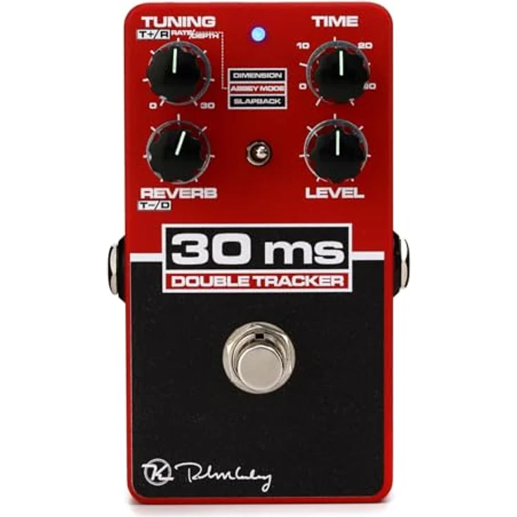 Keeley 30ms Automatic Double Tracker, Stereo-Effektpedal mit Doubling Effekten und Hall, für Gitarre, Bass und Gesang – Bild 6