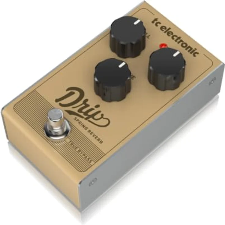tc electronic Drip Spring Reverb, Effektpedal mit einstellbarem Dwell, Mix und Tone, True Bypass – Bild 4