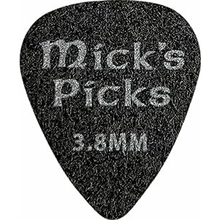 dAndrea Mick's Picks Bass-2, 3er Set Plektren für elektrische Bassgitarren, 3,8 mm, filzgrau, Flextex Material, Standardform 351 – Bild 2