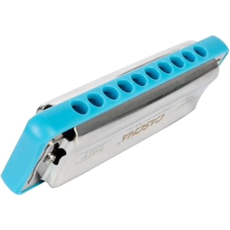 Cascha HH-2324 Ocean Rock Blue G, Diatonische Mundharmonika in G-Dur mit 20 Stimmzungen aus Phosphor-Bronze, blau – Bild 15