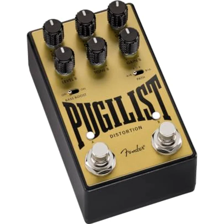 Fender Santa Ana Overdrive V2, JFET-basiertes Overdrive-Pedal mit 3-Band-EQ und interner 18-V-Stromversorgung, schwarz – Bild 4