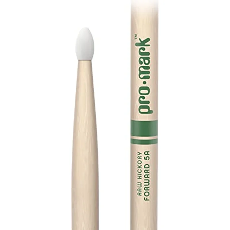 Pro Mark TXR5AN 5A Raw Hickory Nylon, Drumsticks aus unbehandeltem Hickory, 40,64 cm Länge, 1,40 cm Durchmesser – Bild 2