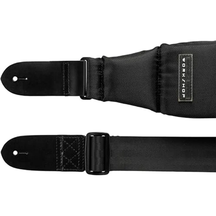 Ibanez BWS900 Bass Workshop Strap, gepolsterter Gitarrengurt aus hochwertigem Nylongewebe, verstellbar von 1020 mm bis 1250 mm, schwarz – Bild 5
