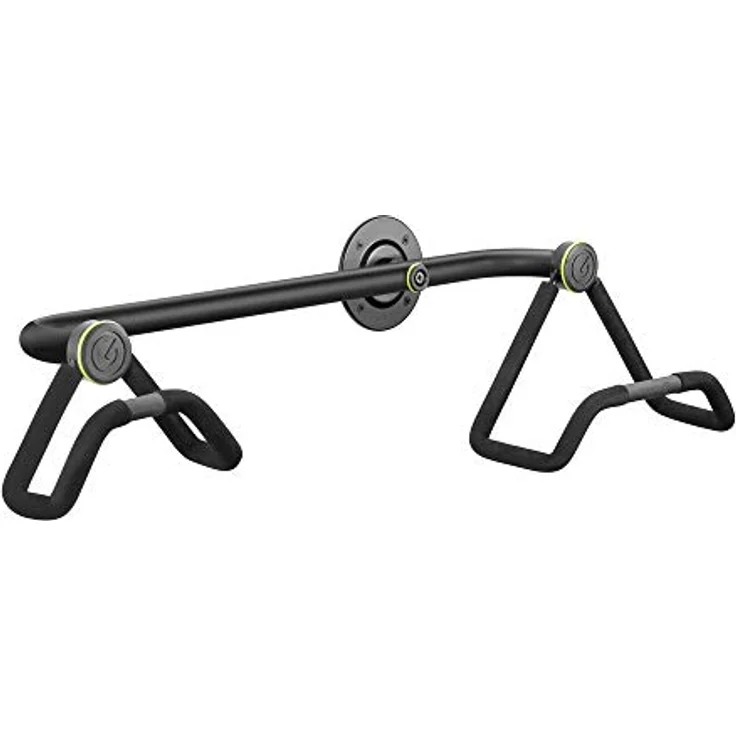 Gravity GS WMB 01 EB, Gitarrenwandhalter für elektrische Gitarren, selbstjustierende Hals- und Korpusstützen, einstellbarer Neigungswinkel, schwarz – Bild 2