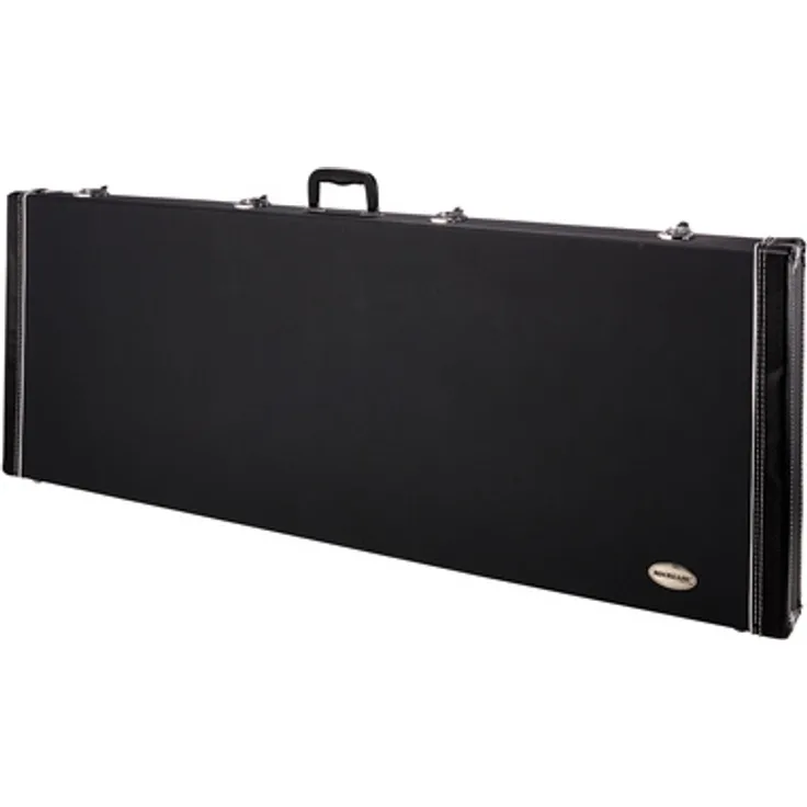 Rockcase RC 10626B Beast Bass Case, stabiles Holzcase mit 5mm Stärke, 2 Schlösser, separates Innenfach, schwarz