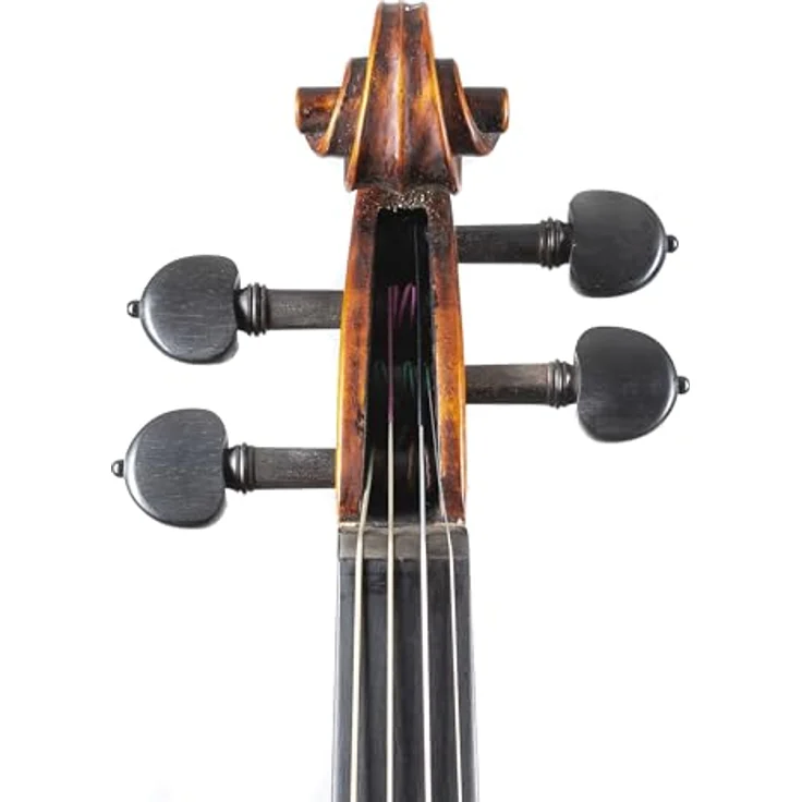 Stentor SR1875 Violine Elysia 4/4, handgefertigt mit massiver Fichtendecke und Ahornkorpus, Ebenholzbestandteilen, inklusive Pirastro Besaitung – Bild 5
