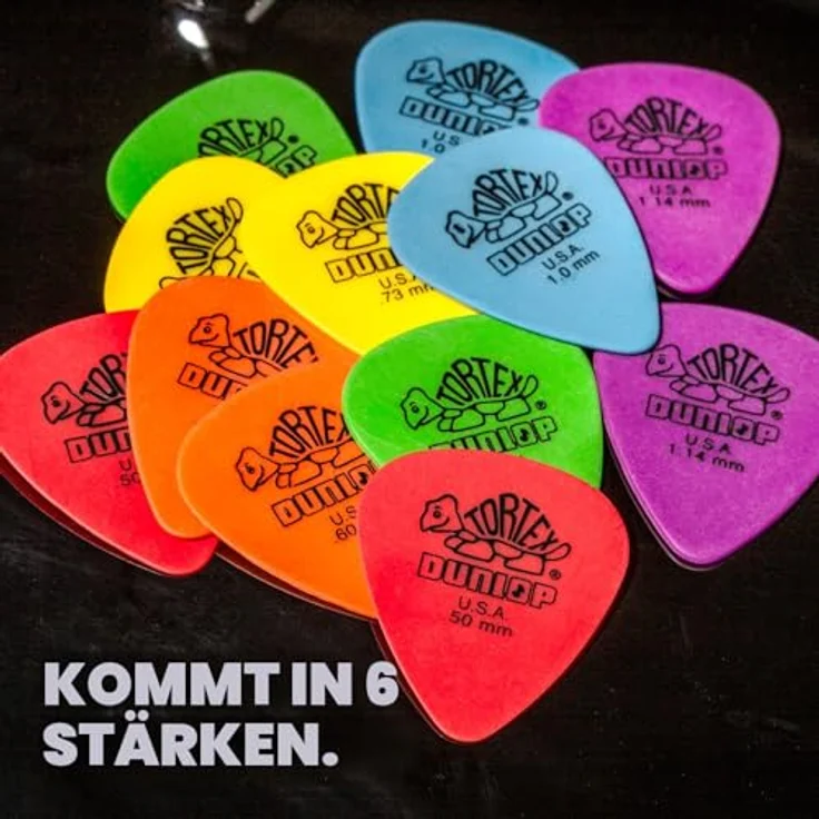 Dunlop Tortex Standard Plektren, 0,60mm, 12er Pack – Bild 7