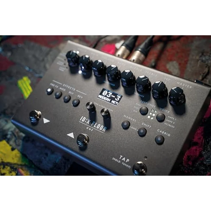 Blackstar IDX:Floor One, Gitarren-Multieffektpedal mit 3 Röhrenemulationen, über 35 Effekten, dynamischem Display, schwarz – Bild 8