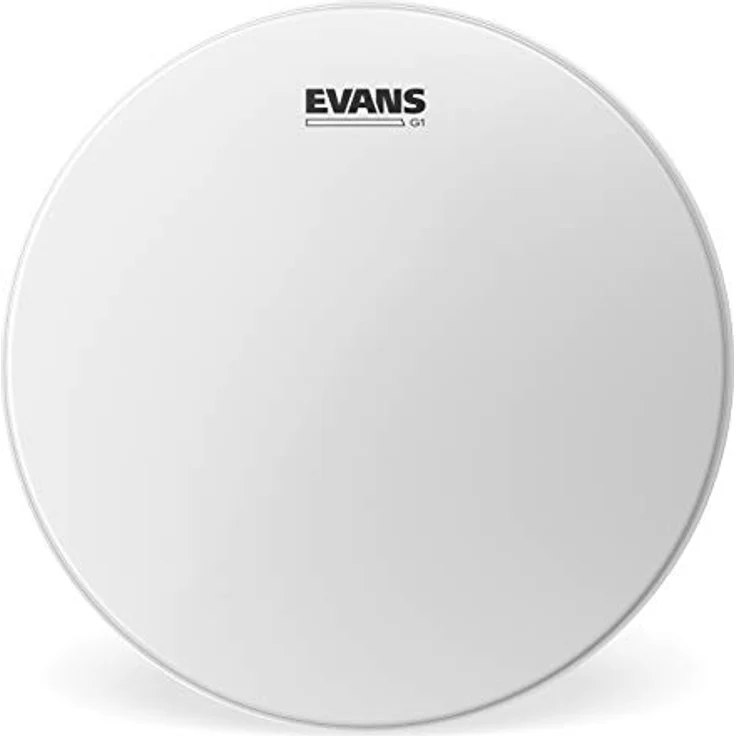 Evans 18" G1 Coated Tom, weißes Schlagfell mit natürlichem warmem Sustain für universelle Anwendungen – Bild 1