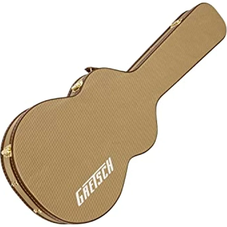 Gretsch G2622T Tweed, Gitarrenkoffer für Streamliner Centre Block mit goldenen Verschlüssen und braunem Plüschinterieur – Bild 2