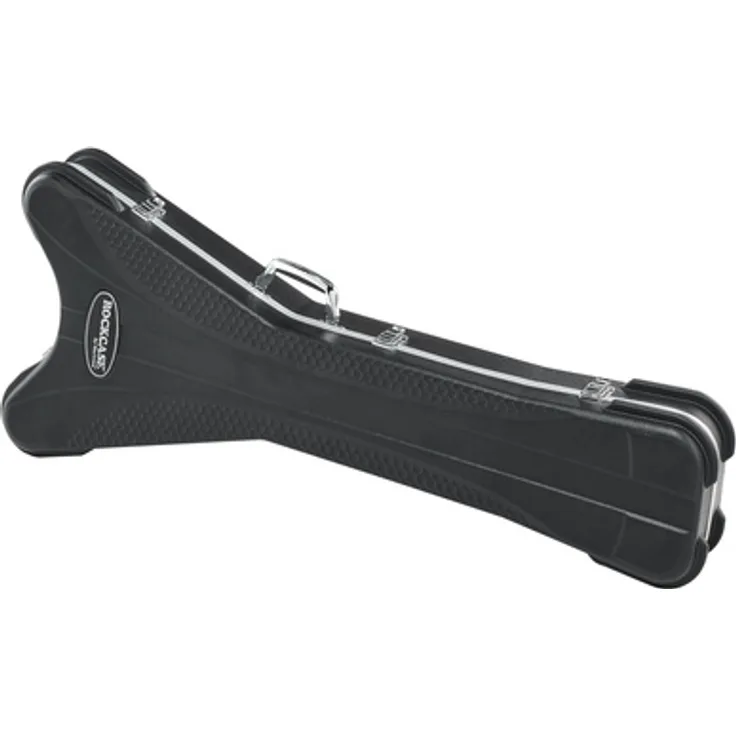 Rockcase Premium FV-Style Gitarrenkoffer, robustes ABS mit Wabendesign, Schwarz, für die meisten FV-Style E-Gitarren
