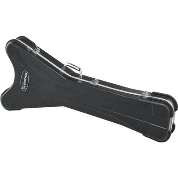 Rockcase Premium FV-Style Gitarrenkoffer, robustes ABS mit Wabendesign, Schwarz, für die meisten FV-Style E-Gitarren