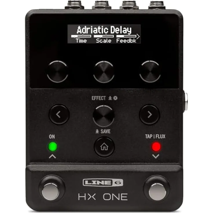 Line6 HX One, Gitarren-Multieffektpedal mit 250+ Effekten, 128 Presets und USB-C Anschluss