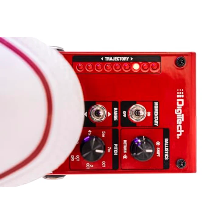 Digitech Pitch Shifter Whammy Ricochet, kompakter Effektpedal mit 7 wählbaren Intervallen und polyphonem Chords Modus – Bild 8