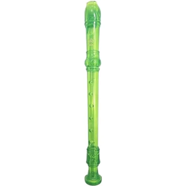 Yamaha YRS-20 BG Soprano Recorder, barocke Griffweise, ABS-Kunststoff, transparent grün, 442 Hz, inkl. Tasche – Bild 2