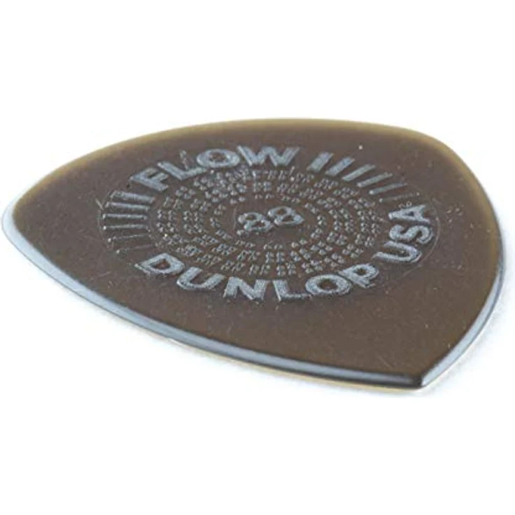 Dunlop Flow Standard Picks 1.50 mm, Plektren Refill Pack mit low-profile Grip, oxblood, 24 Stück – Bild 3