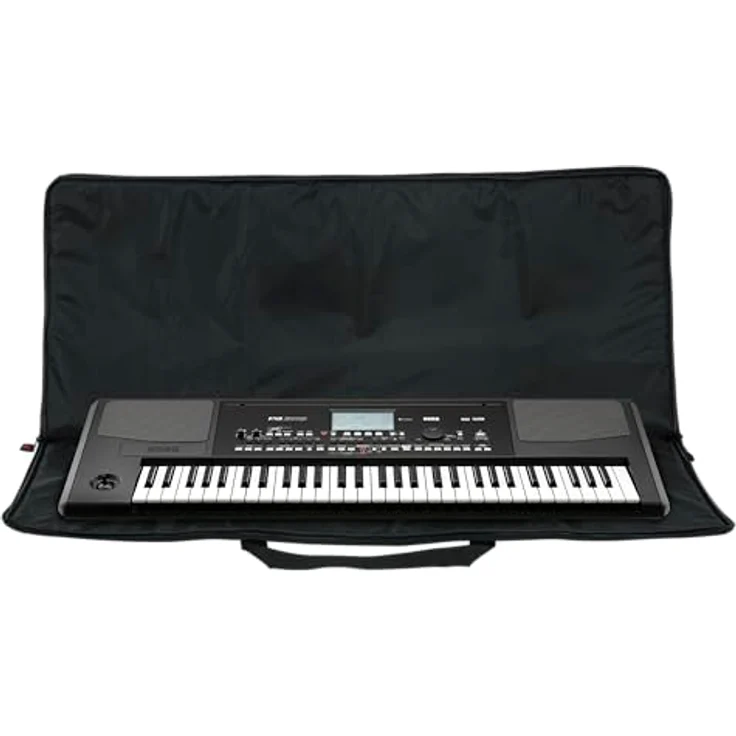 Gator GKBE-61, Economy Gig Bag für 61-Tasten Keyboards, 10 mm Polsterung, Nylon Tragegriff, innen 1092 mm x 445 mm x 127 mm – Bild 5