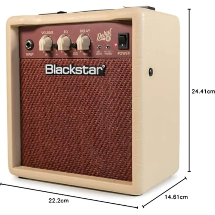 Blackstar Debut 10E, Transistor Combo Verstärker für E-Gitarre mit 10 Watt, 2 Kanälen und digitalem Echo – Bild 9