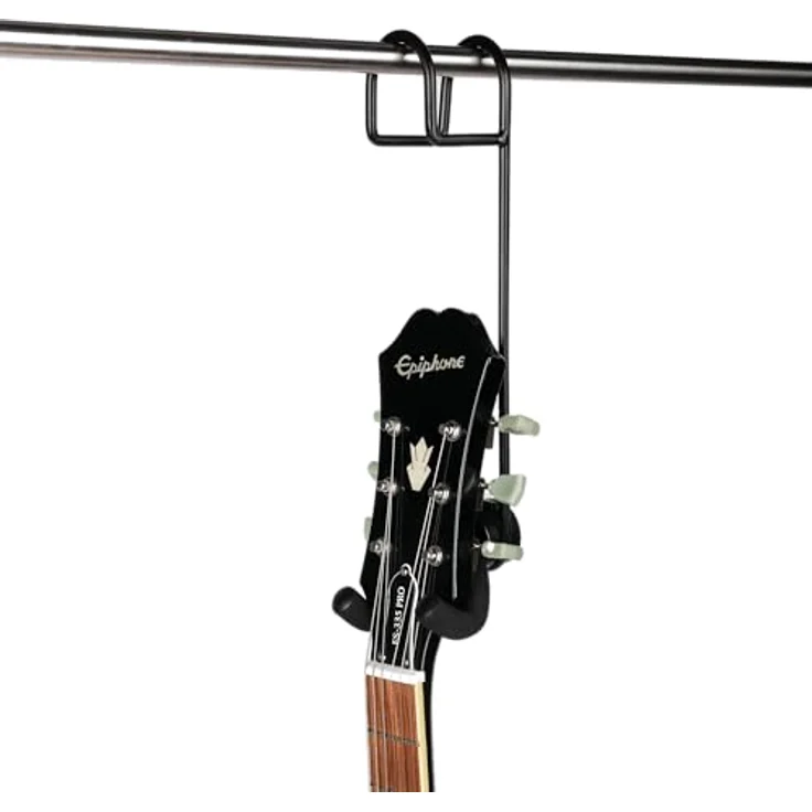 Gator Frameworks Deluxe Guitar Closet Hanger, Gitarrenständer mit schwenkbarem Soft-Touch-Bügel, schwarz, für Akustik-, E- & Bassgitarren – Bild 10