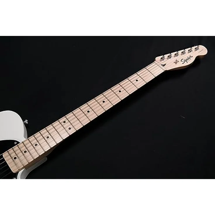 Fender Squier Sonic Esquire H, E-Gitarre mit Ahorn-Griffbrett, schwarzem Schlagbrett, arktisches Weiß – Bild 2