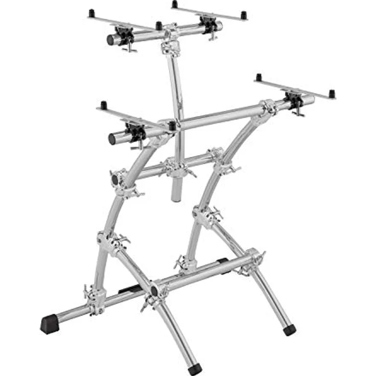 Gibraltar Double Keytree Keyboard Stand, 2-fach Ständer mit 16 kg und 13 kg Tragkraft, höhenverstellbar von 78-99 cm und 128-159 cm – Bild 2